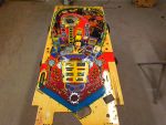 47
Playfield in the paint  shop  ready to  prep for the initial  rework and  clear application.