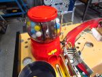 213
Gumball machine rebuilt and in place,