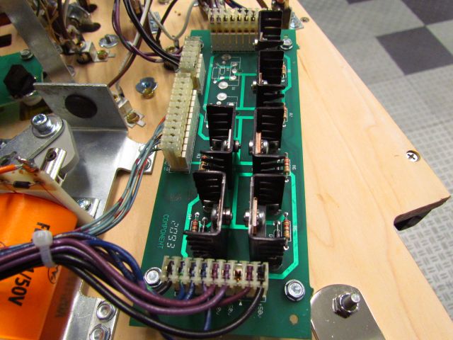 228
The  driver for the  third  magnet is populated in  both  components and  wiring. 