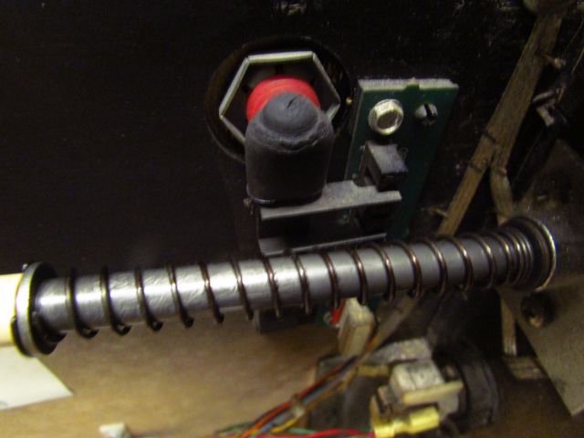 16
There is a plunger rubber  used to  rig the  flipper  button opto assembly. 