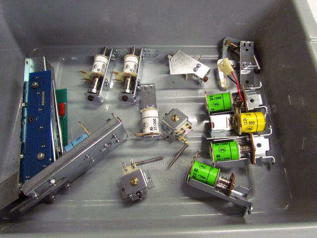 72
Coil assemblies are being cleaned,polished,re labeled and correctly rebuilt. Many of these assemblies had the  rwrong ciols,