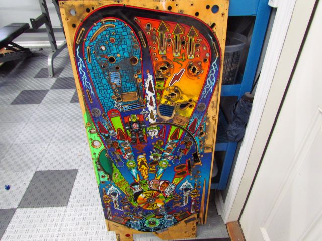 61
Playfield  stripped complete top.