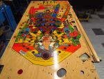 39
Playfield is  stripped complete and  ready to  go into the paint  shop.