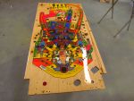 62
Playfield  has cured and can  be sanded and  further  reworked.It  will not  need much more  just a little work at the  mode
