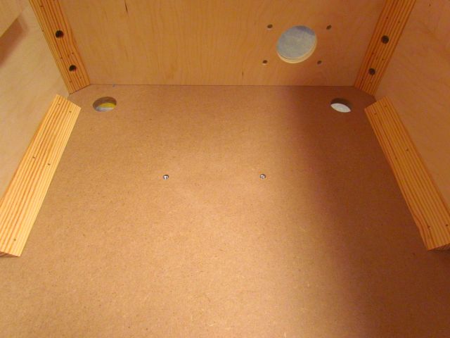 10
The  holes in the rear floor for the projector lamp are also  specific.