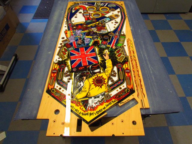 52
Playfield is  polished.