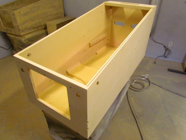 97
Cabinet is  sanded and  ready to paint. 