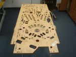35
 Playfield  is out of the cabinet.