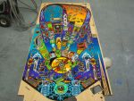 99
 Now that I have the cabinet done  and the playfield has fully cured I can get back to reworking it.