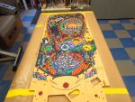 88
Playfield is sanded and ready to polish.