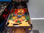 75
Playfield is  checked for  clearance  with the  mirror blades prior to  rebuild in case any modifications are needed first.