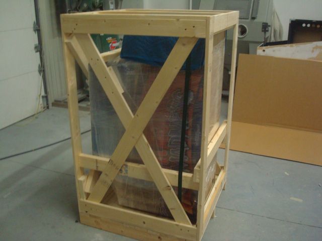 107
 Crated just need to cover and label it.