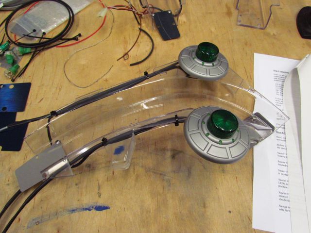 63
New  ramps are being built with  stainless flaps,painted ships and  green  domes along  with a  green LED  UFO  kit.