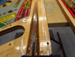 23
Used playfield shooter lane  has  very little potential  sice it is  so  rough in  the actual  wood not  from a wear perspec