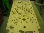 68
 the playfield is polished,sanded clean and ready to begin rebuild. 