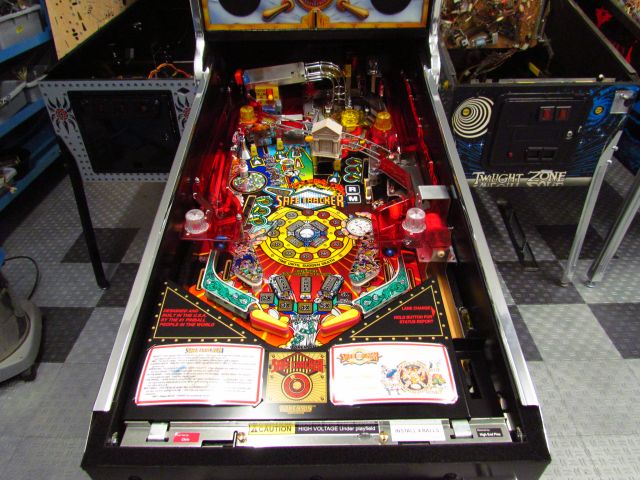 51
Playfield  was cleaned and  polished ,new  rubbers installed etc.