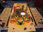 30
Playfield is  being assembled.New  rails are installed.
