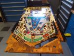 49
Playfield is stripped  of just about all parts at this point.