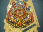 58
 Playfield has cured.Time to install the insert decals.