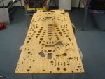 35
Playfield is stripped bare.