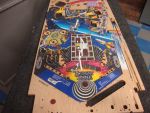 75
 Playfield is fully cured.It has been sanded and is ready to polish. 