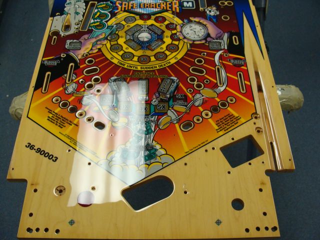 39
 Playfield has the inital clear applied. 