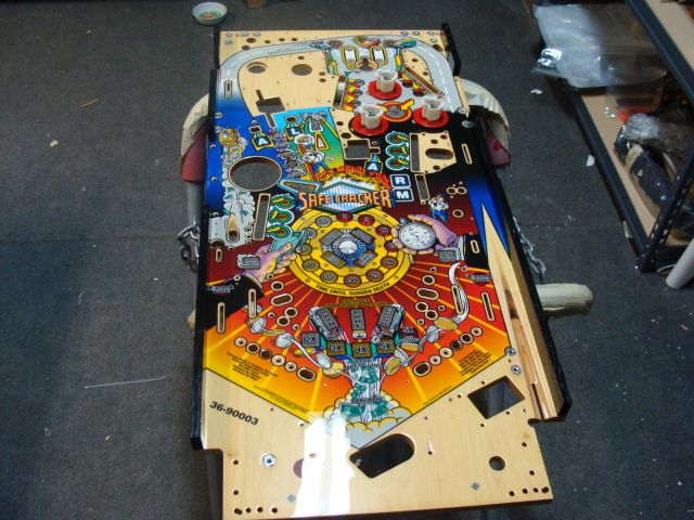 90
 Playfield has been sanded and polished after curing.Rebuild  in process.