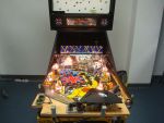 79
 Playfield is back in the cabinet.Powered up for testing.
