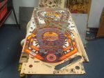 25
 Playfield is out of the cabinet.