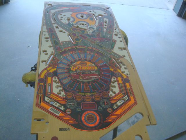 61
Playfield is being prepped for initital clear.