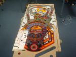 65
 Playfield looks very good.Depending on how the clear settles over the next few days I wil either sand and polish or sand an