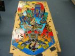 35
 Playfield stripped complete topside.