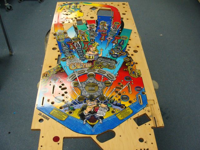 36
 Playfield cleaned.