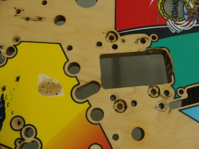 61
 Small holes are drilled to make sure the carbon fiber filler anchors well into the wood.This is important for a long lastin