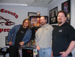 42
 We hand delivered one of the games to the OCC crew at their shop here are a couple of pics.I am in the gray sweatshirt my b