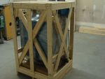 169
 Being crated for shipment.