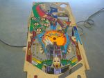 69
 Playfield is sanded and ready for the second and final clear application.
