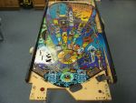 29
 The old playfield is out of the cabinet.