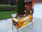 Indiana Jones NOS playfield,gold trim RR (2015)