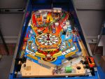 62
 Playfield in the cabinet.