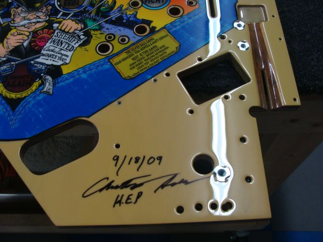 76
 Playfield signed as requested.