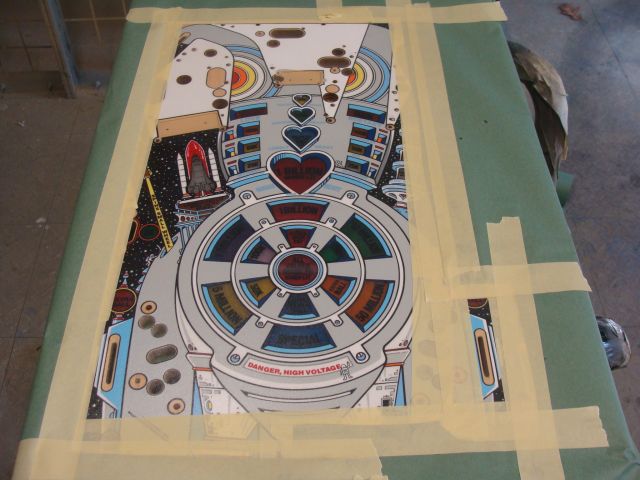39
 Now I am moving into the white.This playfield has needed a lot of work.