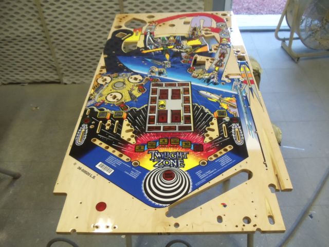 65
After a couple days cure the playfield can be  evaluated and it will be determined if it is ready to sand and polish or woul
