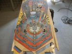 23
 Playfield is dusty from sitting around  while i wait for the clear to  soak into the wood.