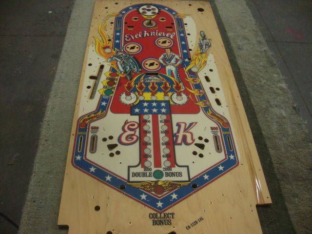 17
 Playfield is sanded and ready to polish.