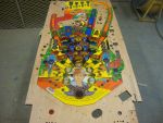 18
 Playfield is now fully sanded and ready to begin the  first round of refinishing.