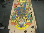 61
 Playfield is now sanded for the final clear. 