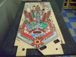 23
Playfield is sanded and ready for final polish.