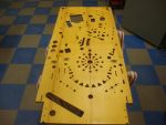 1
Playfield will be  pre-drilled/dimpled underside first.