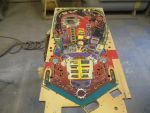 22
 Playfield has cured it is now sanded and ready for repaints.
